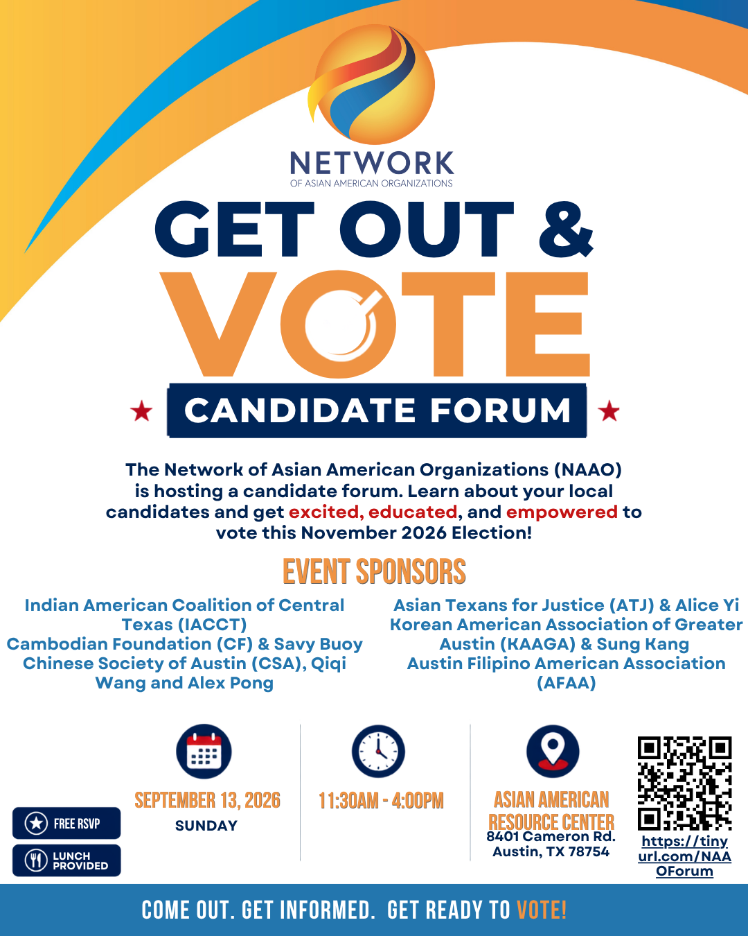 NAAO Get Out & Vote Candidate Forum